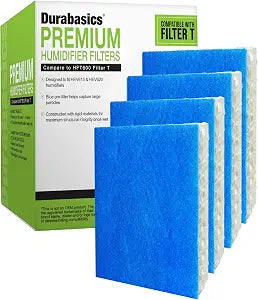 Durabasics Filter Replacements for Honeywell Filter humidifier Filter T, 4 Pack, Compatible with HFT600 Honeywell Humidifier Filter, HEV615 & HEV620, Filter HFT600 & Filter T