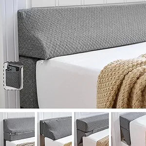Bed Wedge Gap Filler King Size, Wedge Pillow for Headboard Gap, Foldable Mattress Gap Filler Close The Gap (07") Between Headboard and Mattress, Bed Crack Pillow, 76106 in, Gray