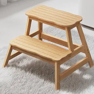 COSYLAND Step Stool for Toddlers Kids Bathroom Kitchen 2-Step Stool Helper