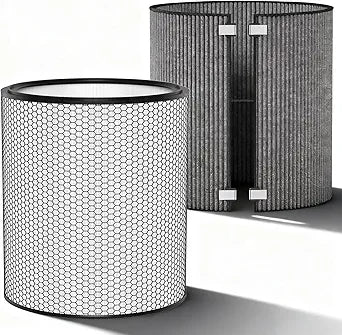 BP03 Filter Replacement Compatible with Dyson Purifier Big + Quiet Formaldehyde BP03 BP04 BP06, High-Efficient HEPA Filter and Carbon Filter for Smoke, Pet Odors, Wildfire, Part# 972132-01/972133-02