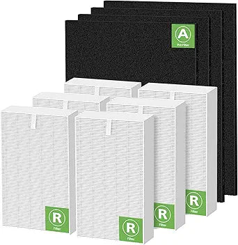 6 Pack HPA300 Filter Replacement Compatible with Honeywell Hepa HPA300 HEPA Air Purifier, Fits for Honeywell Air Purifier Filter Replacement - Models HPA300VP HPA304 HPA3300