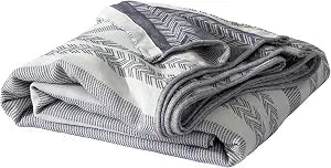 Blanktes Queen Size for Bed-70% Rayon Derived from Bamboo & 30% Cotton Breathable Blanket for Hot SleepersLightweight and Soft Cooling Throws for SummerNavy90x90 inches