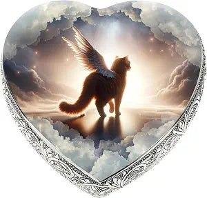 Eternal Elegance Custom Cat Urns for Ashes Personalized Medium & Small Cat Urn and Custom Pet Urns for Cats and Urns for Pets Rainbow Bridge Cat Cremation Urn and Pet Urn - Patent Pending