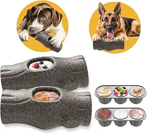 Dog Frozen Treat Toy to Keep Them Busy - Dog Chew Toy for Medium/Large Dogs | Heavy Duty Indestructible Toy for Aggressive Chewer, Dog Puzzle with Frozen Mold, Food Grade-Easy Clean-Reduce Anxiety - 2PCS
