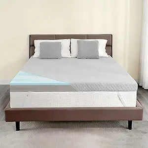 Extra Firm Mattress Topper Twin XL, 3 Inch High-Density Firm Mattress Pad for Back Pain Relief, Bed Topper with Removable Cover, No Smell, No Slip, CertiPUR-US Certified, 80" x 38"