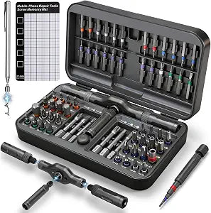 KELIN 68 IN 1 Magnetic Ratchet Screwdriver Set with Detachable T Handle