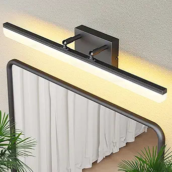 Black Vanity Light 24", 18W LED Bathroom Light Bar with 5CCT, Adjustable Angle & ETL Dimmable Driver  Modern Bathroom Vanity Light Fixture for Mirror, Powder Room, Bedroom, Apartment, Hotel
