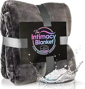 Waterproof Intimacy Blanket  Absorbent, Washable Bed Protector for Couples  Liquid-Resistant Throw for Mattress Protection