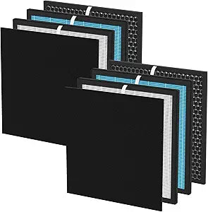 2 Sets Airmax 10L Pro Replacement Filter Compatible with Okaysou Airmax 10L Pro Air Purifier, 5 Stages Filters of Pre-filter,Main Filter and Activated Carbon
