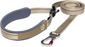 Ready-Go Leash  Adjustable Dog Leash with Convertible Length Hardware, Padded Handle & Recycled Nylon Webbing for Everyday Walks, Training & Hands-Free Carry (Grove)