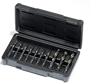 Champion DT22HEX-SET10 Combination Drill and Tap Set, 10-Piece