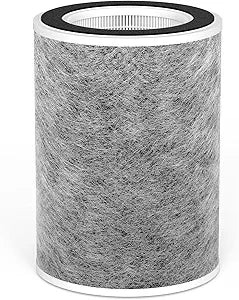 1 Pack HP201 HP202 HEPA Replacement Filter Compatible with Shark Clean Sense HP200 HP201 HP202 HP232 Neverchange HP301 HP302 UA205 HC502 AP1000 Air Cleaner Purifiers MAX, Part #HE2FKBAS, HE2FKBASMB