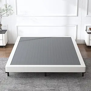 XINXINYAN King Size Box Spring 4 Inch,Sturdy 4 Inch Box Spring King Only, Black,Heavy Duty,Easy Assembly Metal Frame, Noise Free