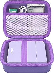 khanka Case for Nelko PP03/PP01 Color Mini Portable Printer,Purple