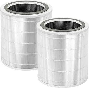 Filter Replacement Compatible with Dayette AP404, AP403 Air Purifier, 4-Stage True H13 High-efficiency Carbon HEPA Filter (2Pcs∩╝