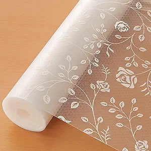 Cooyes Shelf Liner  Premium Non-Adhesive Cabinet & Drawer Liner for Kitchen  Waterproof Shelf Paper with Modern Pattern  Durable EVA Cabinet Mat  Easy to Cut 11.8" W x 360" L