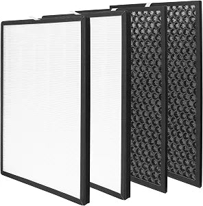 SA600 Replacement Filter Compatible with Smart Air SA600 Air Purifier, 2 Efficiency Filter and 2 Activated Carbon Filter