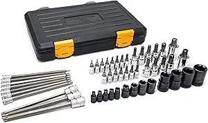GEARWRENCH 49 Piece 1/4", 3/8", 1/2" Drive Torx Bit Socket Master Set - 89087