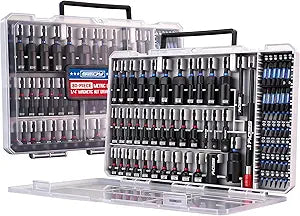 80-Piece Premium Magnetic Impact Nut Driver Set Metric & SAE with Socket Adapters, Bit Holder, Wing Nut Driver, Universal Sockets, Quick Release Extension, Power Bits