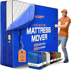 Mattress Bags for Moving with 8 Handles  King Mattress Moving Bag  Tear-Proof Mattress Storage Cover with Dual Zippers  Reusable Mattress Moving Bags for Transport & Storage Mattress Protector