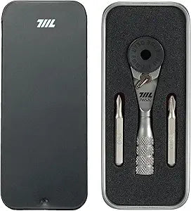 711L Micro Ratchet Wrench with Knurled Grip - 4mm Precision Ratcheting Screwdriver, Mini Ratchet Tool for Electronics, Watch, Phone & Device Repair