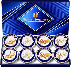 Shower Steamers for Men, Shower Bombs Aromatherapy Birthday Gifts for Men