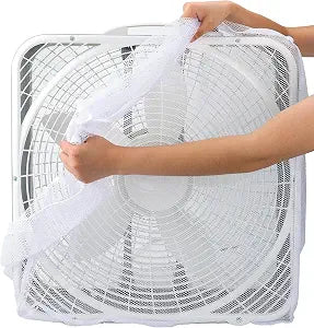 Box Window Fan Covers | 20-inch Dustproof Square Screen Mesh Cover