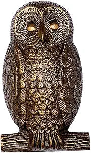 Antique Style Owl Door Knocker  Cast Iron Decorative Front Door Pull Handle, Vintage Garden Entrance Knocker, House Door Hardware, Rustic Owl Design