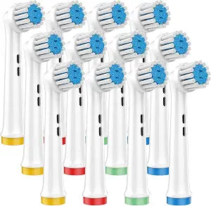 Soft Replacement Heads for Sensitive Gums, Compatible with Oral-B