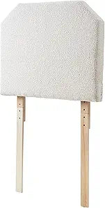 Tavira Allure - Boucle Dorm Right Side Outlet Headboard with Legs - Taupe Cream
