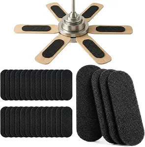Leemone 30pcs Ceiling Fan Filter for Blades, Coconut Shell Activated Carbon