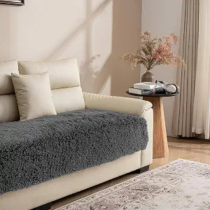 Waterproof Dog Bed Cover, Dog Pad Soft Plush Pet Blanket with Anti-Slip Back for Bed Couch Sofa, Furniture Protector for Dogs and Cats (Navy Blue, 30"x80")