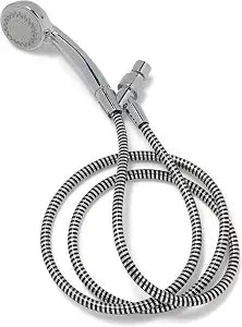 Medline Deluxe Handheld Showerhead with 3 Massage Functions and 7-Foot Long Hose, Chrome Finish, High Pressure, Adjustable Spray - Ideal for Medical Patients, Hospitals, Nursing Homes - 1 Each