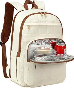 CAMTOP Backpack for Women Work School Backpacks with Lunch Compartment, College Bookbag Fit 15.6 Inch Laptop for Teacher Nurse Travel