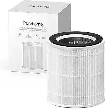 PB6866 Air Purifier Replacement Filter HEPA with Activated Carbon∩╝Per Version, 1 Pack+ 3 Stage Filtration