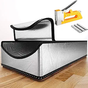 Attic Stairs Insulation Cover 25"x54"x11", Pull Down Ladder Attic Door Insulation Cover for Garage, Easy Use Installation Tool 400 Staples