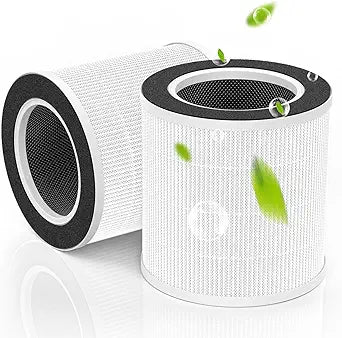 VK-6067B Filter Replacement Fit For HOKEKI VK-6067B Air Purifier and For Vremi Air Purifier, 3-Stage Filtration With HEPA and Activated Carbon Filter