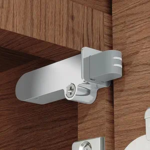 Onemake 20 Pack Soft Close Motion Damper, Smooth Slow Closing, Hydraulic Cabinet Buffer Adapter, Replacement Hardware, Hidden Concealed Mechanism for Face Frame/Frameless/Compact Hinges, 105N