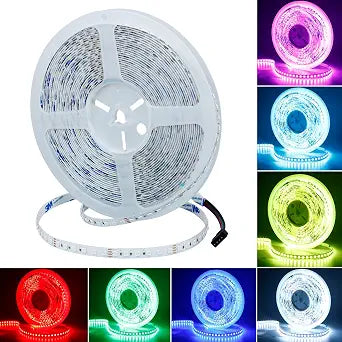 24V 32.8ft/10M RGB LED Strip Light 1200LEDs 120W Flexible SMD3535