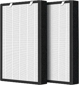 APPLIANCEMATES HSP003 Replacement Filter for Hathaspace HSP003 Dual Filtration Air Purifier, 2 Pack