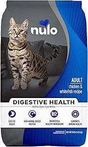 Nulo Digestive Health Adult Cat Chicken & Whitefish 10LB Bag
