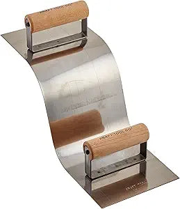 Kraft Tool CF512 Stainless Steel Curb and Gutter Tool-3-Inch Radius