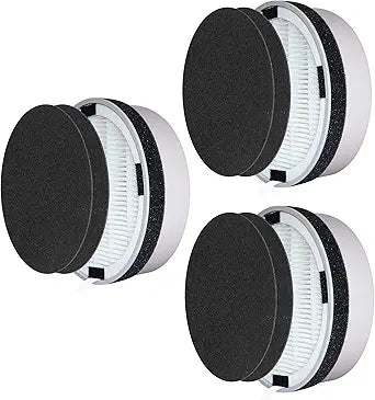 HP125 Replacement Filter Compatible with Hunter HP125 AirX HEPA Air Purifier, H-HF125-VP, 3 HEPA(H13) Filter and 6 Activated Carbon Pre-filter