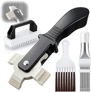 4 Piece AC Fin Comb Kit, Air Conditioner Coil Cleaner Brush Set, HVAC Tools