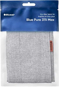 BLUEAIR Genuine 311i Max Air Purifier Washable Pre-Filter, Fog Grey