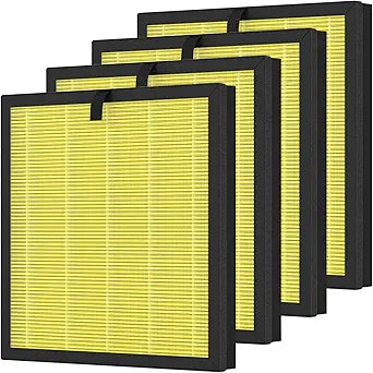 4 Packs G3 Pet Care Replacement Filter for AMEIFU G3 / FXAP2W / Sferf-30 & VEWIOR A3 / A3N / ClearAir-A3 and Tailulu HQZZ-260 Air Cleaner Purifier with 3 Stages Main Filters and Carbon Filter