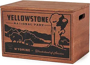 Better Wood Products Limited Edition Protect the Parks Series All Natural Fatwood Fire Starter Sticks, 13 Pound Wooden Crate, Yellowstone