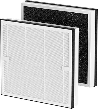 Europa Replacement Filter Compatible with Afloia Europa Air Purifier, 3-in-1 HEPA Filter Suitable for Pet Hair Dander Odor Dust Smoke Pollen, 2-Pack