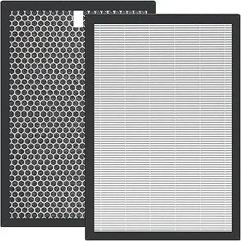 Replacement Filter Compatible with BreathePlus Pro Smart Air Purifier, Model: BP-PRO-600, True H13 High-efficiency Carbon HEPA Filter, Hepa x 1, Carbon Filter x 1