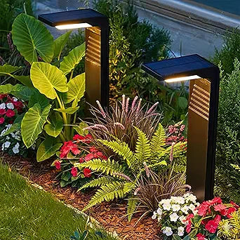 6 Pack Solar Pathway Lights, Dual Warm & Cool White Modes, Waterproof Outdoor Solar Path Lights for Garden, Lawn, Driveway & Walkway  Perfect for Backyard & Landscape Dcor